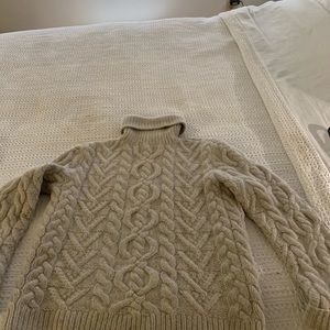 Ralph Lauren heavy wool turtleneck sweater.
